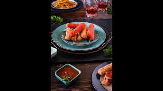 Mozzarella Cheese Sticks Air fryer recipe shorts cheesestick airfryer [upl. by Aiciled612]