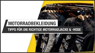 Motorradbekleidung  Leder oder Textil  welcher Typ bist du  Ride smart  sicher unterwegs [upl. by Rettuc699]