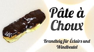 Pâte à Choux  Brandteig für Éclairs und Windbeutel Kochklub [upl. by Rachel]