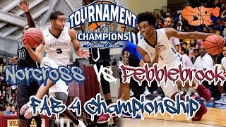 Norcross vs Pebblebrook  Fab 4 Championship Game Highlights [upl. by Ottillia818]