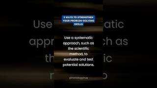 5 Simple Ways to Strengthen Your ProblemSolving Skills 🧠🔍 facts [upl. by Eirrol]