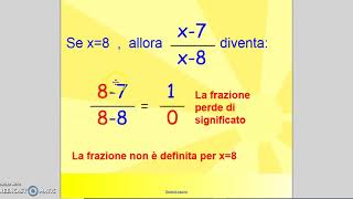 esistenza e annullamento di una frazione algebrica [upl. by Aidan]