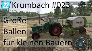 LS22 Krumbach 023 Große Ballen für kleinen Bauern [upl. by Toddie]