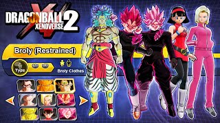 NEW DLC 17 CHARACTERS UNLOCKED  DB Xenoverse 2 ALL Future Saga Skills Movesets amp Voices Gameplay [upl. by Adlaremse]