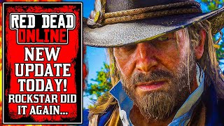 Rockstar Does It Again The NEW Red Dead Online UPDATE Today RDR2 [upl. by Xila]