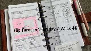 Flip Through Thursday  Week 46  November 2024  Pink Planner Girl [upl. by Sirdna158]