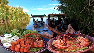 Mancing dan bermalam diperahu langsung masak seafood setelah jackpot ikan mahal [upl. by Nnylatsyrk988]