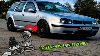 Stuki w zawieszeniu Wymiana przegubu wewnetrznego VW Golf 4 [upl. by Reamonn]