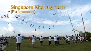 Singapore Kite Day 2017  Part 2 Performances at Marina Barrage [upl. by Eillim]