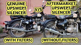 Genuine Upswept Silencer vs Aftermarket Freelow Upswept Silencer  Diffrence and Details [upl. by Boony]