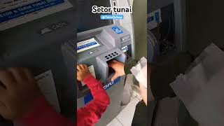 Setor tunai di ATM BRI hewanlucumza brilink warung dailyvlog [upl. by Nivrehs430]