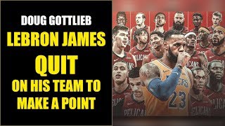 NBA  LeBron James Quit on His Team to Make a Point [upl. by Krasner38]