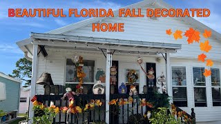 BEAUTIFUL FLORIDA FALL DECORATED HOME [upl. by Lehcsreh520]