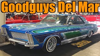 Goodguys Del Mar Nationals 2024 Lowrider Palace Hall  Car Show [upl. by Anaitat976]