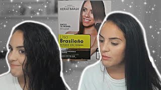 Todo sobre LISO BRASILEÑO de KERATIMASK Camila Meraki [upl. by Watkin]