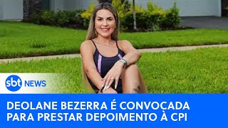 🔴SBT News na TV Deolane Bezerra é convocada para CPI das Apostas no Senado [upl. by Elmaleh]