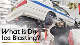 Dry Ice Blasting car cleaning  next level chassis detailing  4k [upl. by Sicnarf23]