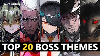 Top 20 Boss Battle Themes  Arknights明日方舟 個人的に好きなボス戦闘曲集 [upl. by Straus]