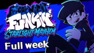 FnF Starlight Mayhem Full Week Vs CJ optimizado pc 64 bits [upl. by Ayekan711]