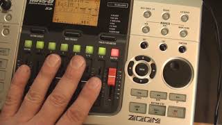 Zoom MRS8  How to use the Multitrack Recorder the basics [upl. by Hogan]