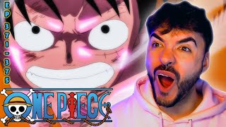 LUFFY BEST CAPTAIN  One Piece Anime Ep 372  375 Reaction [upl. by Reamy]