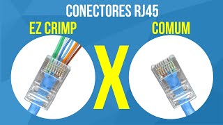 O EZ crimp é realmente mais rápido do que o conector RJ45 comum [upl. by Susette2]