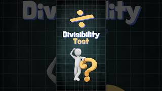 Quick Divisibility Test Tricks You Need to Know ytshorts shorts maths brainbeats [upl. by Keynes]