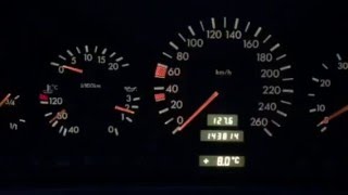 Mercedes SL500 R129 M119 Beschleunigung acceleration 0  100 kmh [upl. by Kylila]