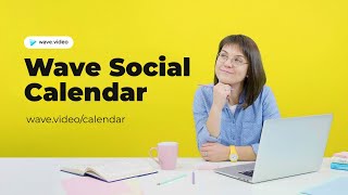 Wave Social Calendar Get Your Daily Dose of Inspiration [upl. by Flosi]