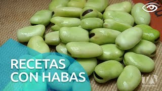 Recetas con habas  Día a Día  Teleamazonas [upl. by Eleen]