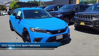 2022 Honda Civic Sport Hatchback Concord Vallejo Fairfield Walnut Creek Antioch [upl. by Dahl]