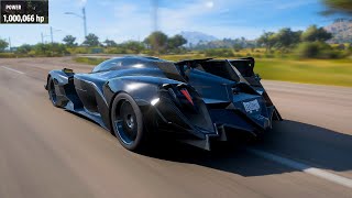 Forza Horizon 5  1 MILLION HORSEPOWER TOP SPEED [upl. by Soll221]