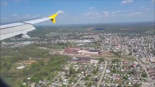 Landing at Arnold Palmer Airport in Latrobe PA [upl. by Jankey]