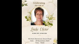 Memorial Service  The Late Lindie Olivier [upl. by Tomasine]