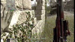 COD4 MP44 gameplay on Overgrown [upl. by Aleahc]