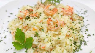 risotto gamberi e limone [upl. by Htebazileharas]