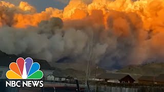 Largest Wildfires In Colorado History Burn Just 10 Miles Apart  NBC Nightly News [upl. by Herold]