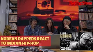 Korean Rappers MFBTY React to Divine Prabh Deep Meba Ofilia and SIXK [upl. by Baggs]