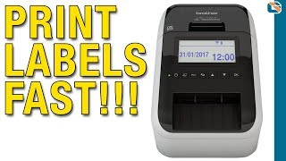 Increase your Productivity with the Brother QL820NWB Label Printer [upl. by Stanislaw960]