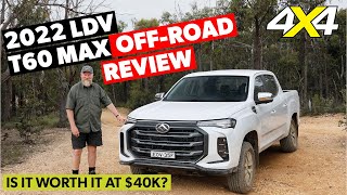 2022 LDV T60 MAX Luxe review  4X4 Australia [upl. by Lebasiram]