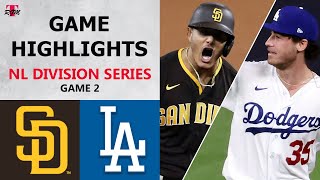 San Diego Padres vs Los Angeles Dodgers Game 2 Highlights  NLDS 2020 [upl. by Chaworth]