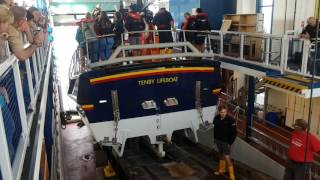 Tenby Lifeboat Launch [upl. by Arsi298]