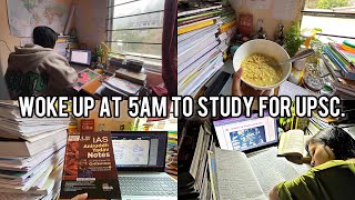 12hr continuous study sessions 💪 a productive day in my life UPSC 2024 prelims STUDY VLOG [upl. by Blanc]