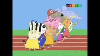 peppa pig La giornata degli sport amp Lesame della vistaavi [upl. by Nannerb]