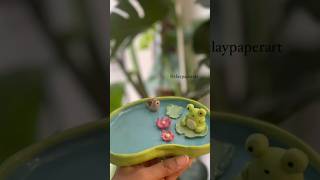 DIY Clay trinket tray [upl. by Rosenblatt]