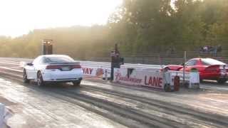 Dodge Viper drag racing vs DSM turbo AWD talon [upl. by Rialc]