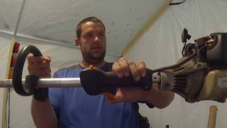 Replacing The Drive Shaft on a Stihl FS90R and Adjusting the Throttle [upl. by Carrick]