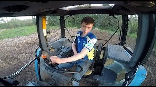 Ford 7840  Powerharrowing  GoPro HD [upl. by Enymsaj420]