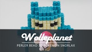 Perler Bead 3D Snorlax [upl. by Akimot179]