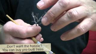 Basic Model Train Scenery Tutorial 1  Sculptamold ground cover and trees [upl. by Kciredec411]